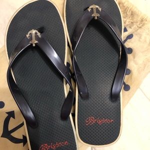 Brighton Nautical flip flops